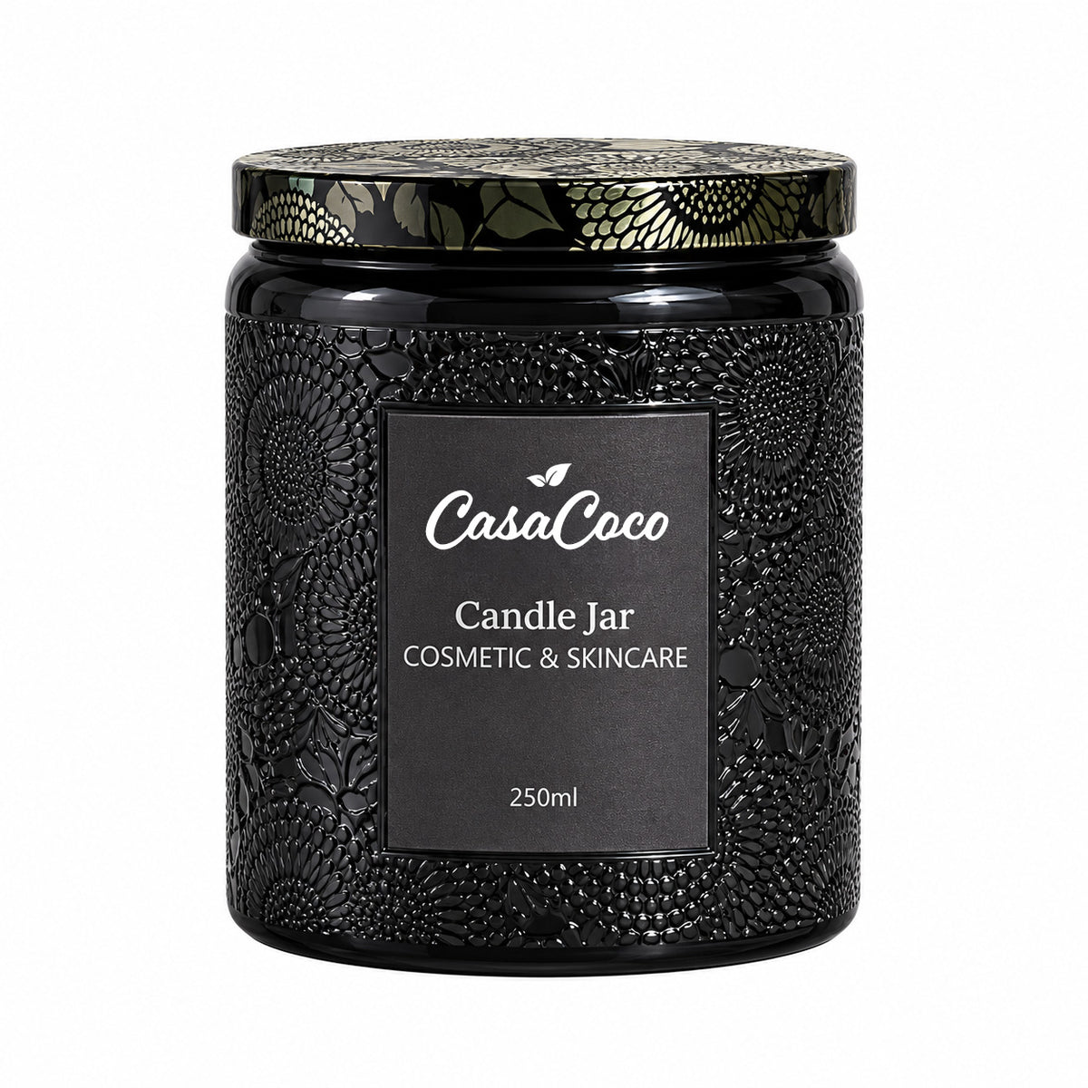 Glass Candle Jar With Lid