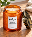 Glass Candle Jar With Lid